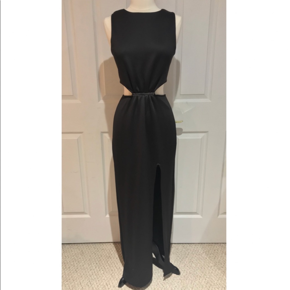 Black Cutout Maxi Dress NWT